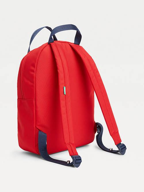 Tommy Hilfiger Essential Logo Tape Backpack Ženske Torbice Modra | TH824TBC