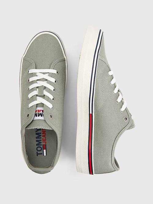 Tommy Hilfiger Essential Low-Cut Moški Superge Siva | TH712TZA