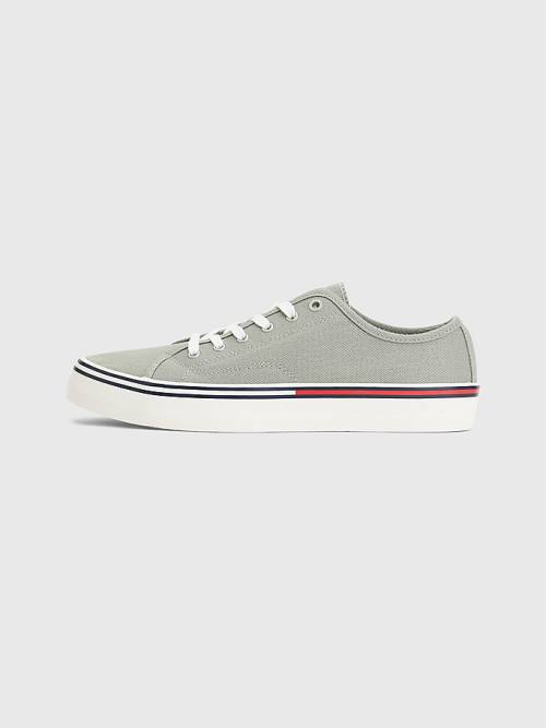 Tommy Hilfiger Essential Low-Cut Moški Superge Siva | TH712TZA