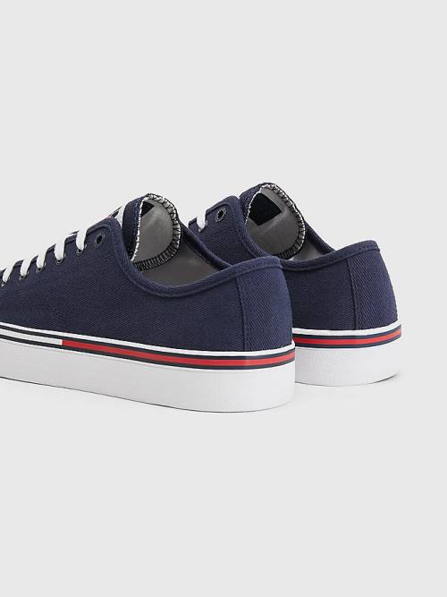 Tommy Hilfiger Essential Low-Cut Moški Superge Modra | TH790ZFL