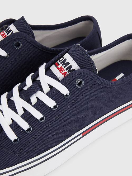 Tommy Hilfiger Essential Low-Cut Moški Superge Modra | TH790ZFL