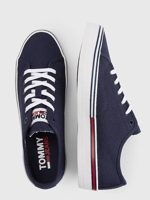 Tommy Hilfiger Essential Low-Cut Moški Superge Modra | TH790ZFL