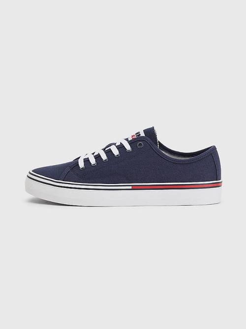 Tommy Hilfiger Essential Low-Cut Moški Superge Modra | TH790ZFL