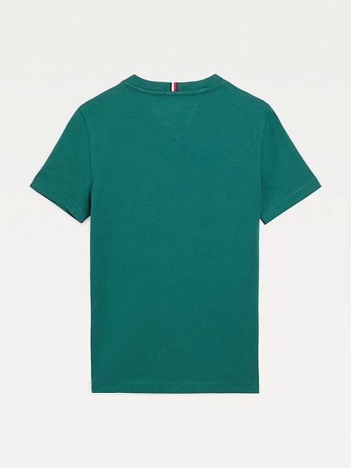 Tommy Hilfiger Essential Organic Cotton Fantje Majice Zelena | TH138BRE