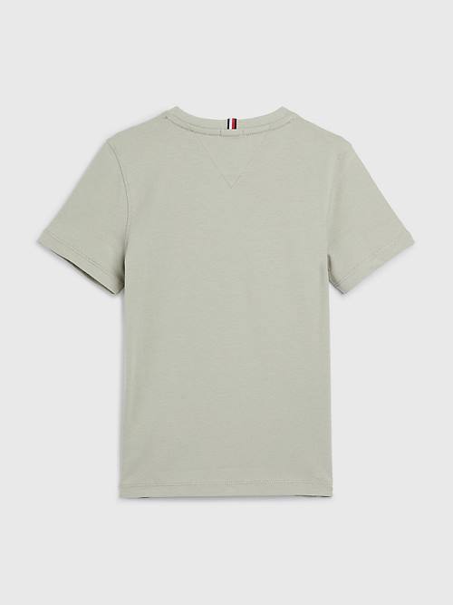 Tommy Hilfiger Essential Organic Cotton Fantje Majice Siva | TH671QGS