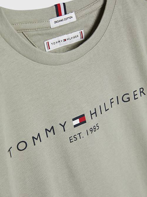 Tommy Hilfiger Essential Organic Cotton Fantje Majice Siva | TH671QGS