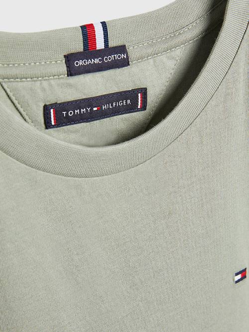 Tommy Hilfiger Essential Organic Cotton Fantje Majice Siva | TH723DEN