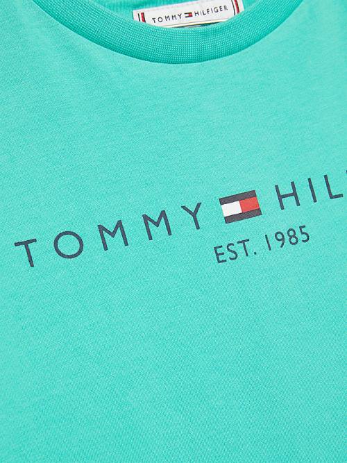 Tommy Hilfiger Essential Organic Cotton Fantje Majice Zelena | TH958DTP