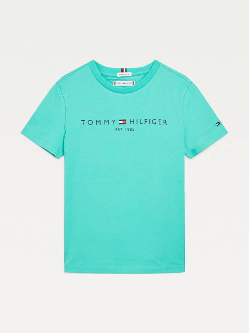 Tommy Hilfiger Essential Organic Cotton Fantje Majice Zelena | TH958DTP