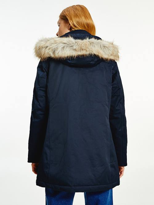 Tommy Hilfiger Essential Padded Parka Ženske Plašč Modra | TH608STC