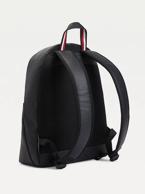 Tommy Hilfiger Essential Pebble Grain Backpack Moški Torbice Črna | TH469LNO