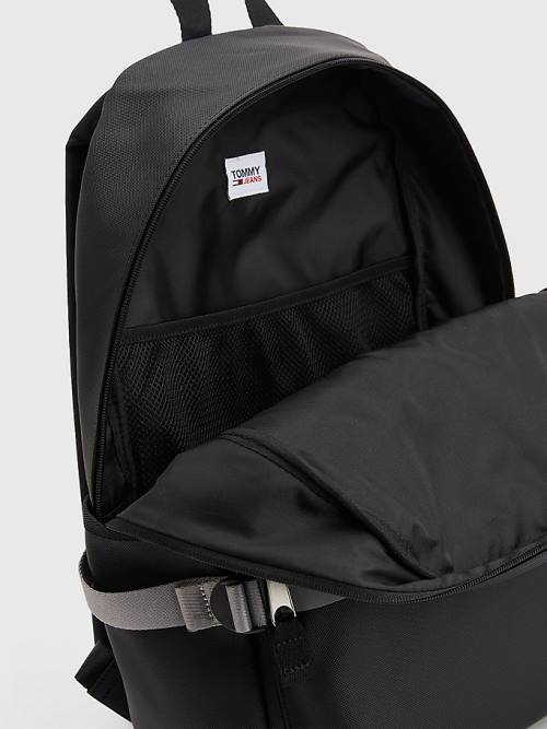 Tommy Hilfiger Essential Reflective Backpack Moški Torbice Črna | TH189EAL