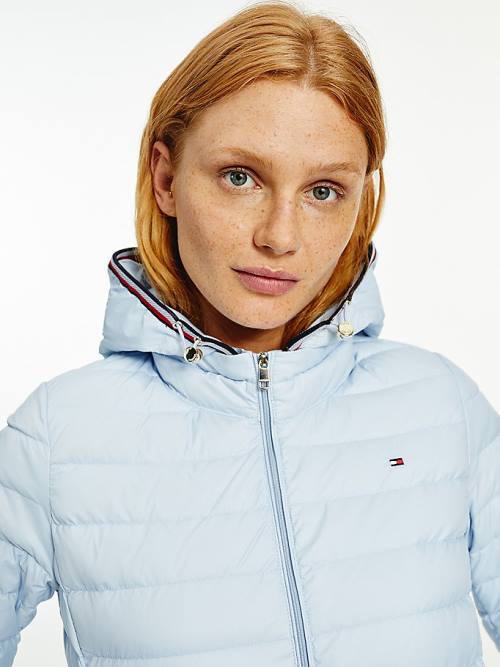 Tommy Hilfiger Essential Removable Hood Down Ženske Jakne Modra | TH258PNS