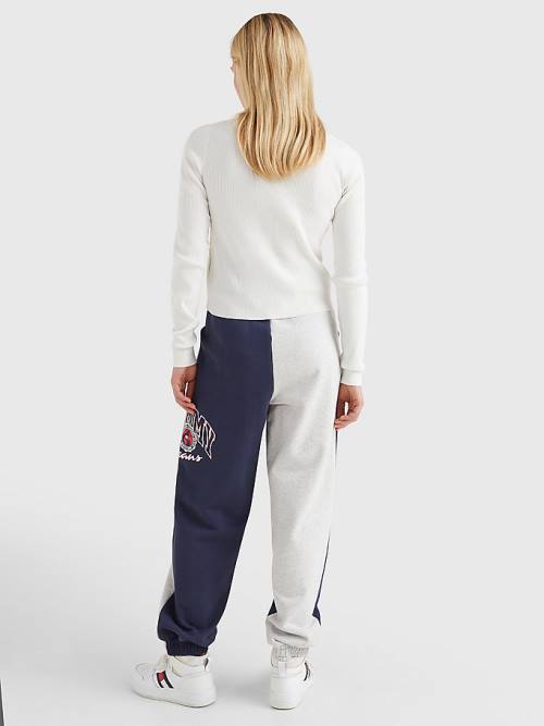 Tommy Hilfiger Essential Rib-Knit Jumper Ženske Puloverji Bela | TH873FWS