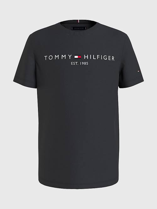 Tommy Hilfiger Essential Shorts And Set Fantje Pulover Črna | TH065GAF