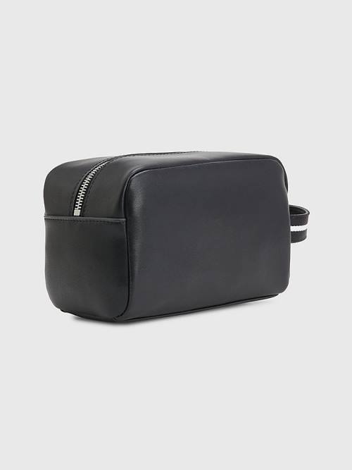 Tommy Hilfiger Essential Side Handle Washbag Moški Torbice Črna | TH567CWL