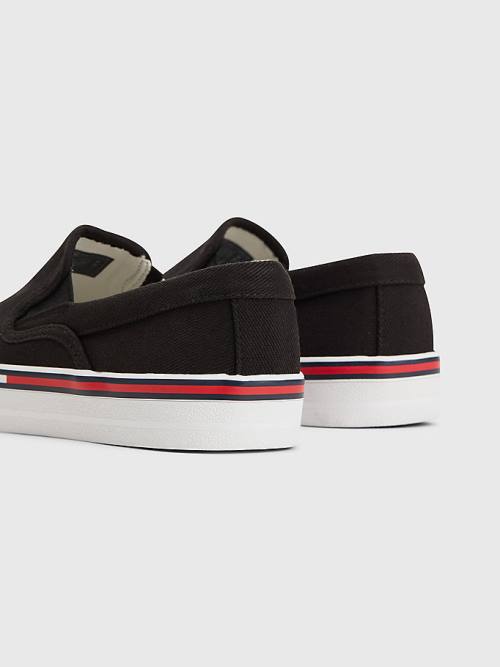 Tommy Hilfiger Essential Slip On Ženske Superge Črna | TH835MOX