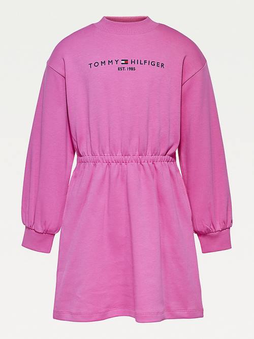 Tommy Hilfiger Essential Sweatshirt Dekleta Obleke Vijolična | TH285HLA