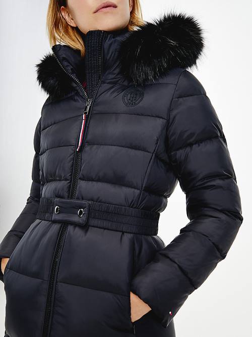 Tommy Hilfiger Essential TH Protect Padded Coat Ženske Jakne Črna | TH953DYJ