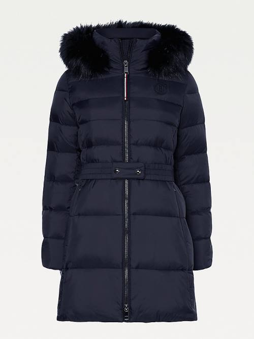 Tommy Hilfiger Essential TH Protect Padded Coat Ženske Jakne Črna | TH953DYJ