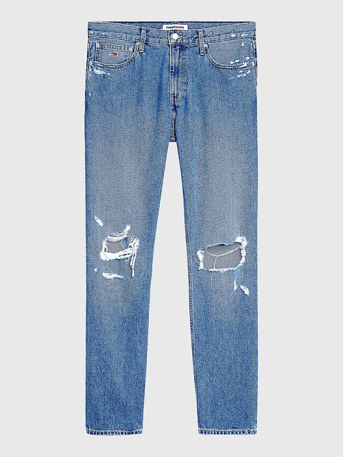 Tommy Hilfiger Ethan Cotton Hemp Straight Fit Moški Kavbojke Denim | TH371GRO