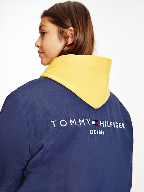 Tommy Hilfiger Exclusive Reversible Down Dekleta Jakne Modra | TH512RFO