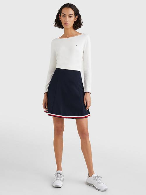 Tommy Hilfiger Fit And Flare Ženske Krilo Modra | TH459DRO