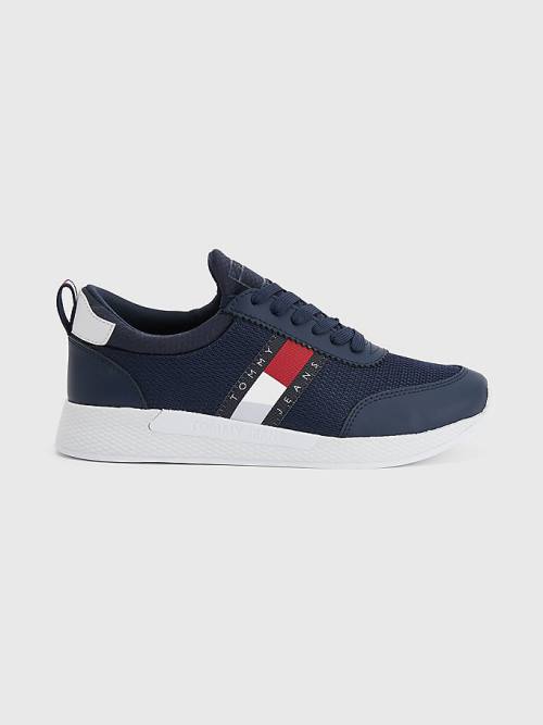 Tommy Hilfiger Flexi Knitted Ženske Superge Modra | TH780KDG