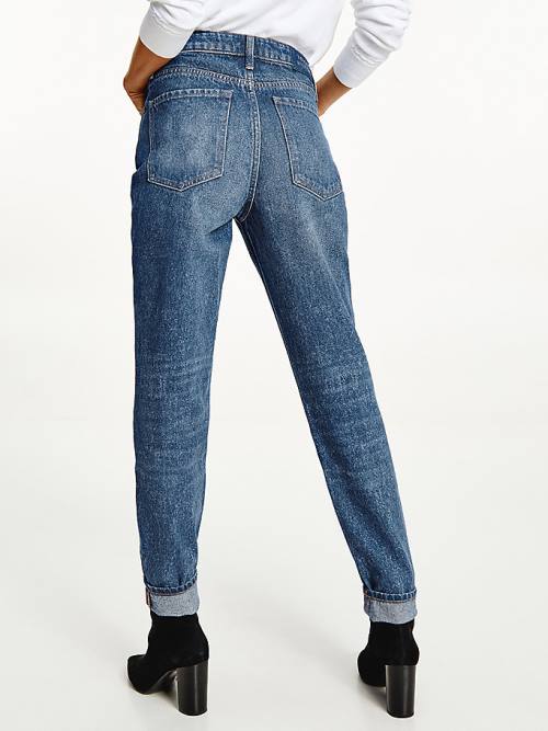 Tommy Hilfiger Gramercy High Rise Tapered Mom Ženske Kavbojke Denim | TH529HYK