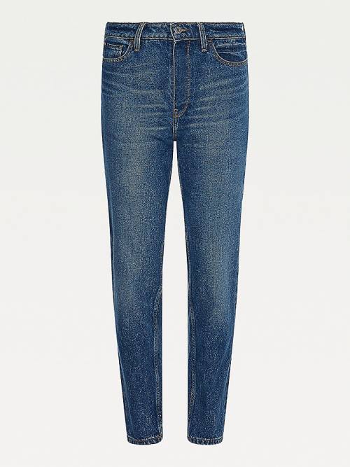 Tommy Hilfiger Gramercy High Rise Tapered Mom Ženske Kavbojke Denim | TH529HYK