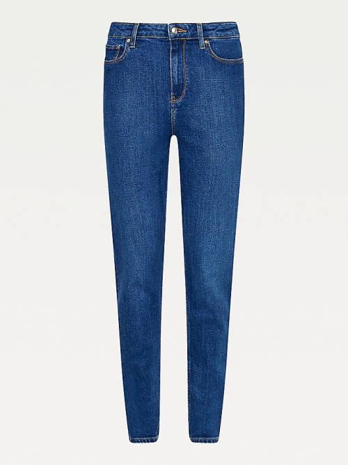 Tommy Hilfiger Gramercy High Rise Tapered Mom Ženske Kavbojke Denim | TH982OZS