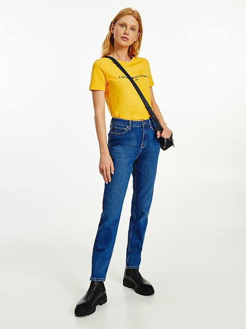 Tommy Hilfiger Gramercy High Rise Tapered Mom Ženske Kavbojke Denim | TH982OZS