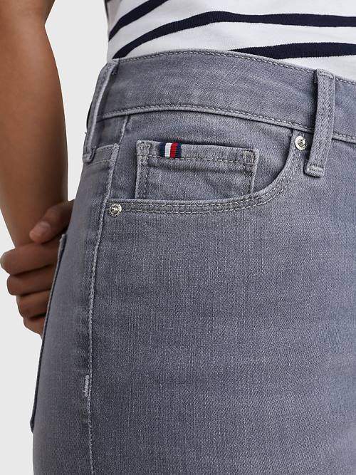 Tommy Hilfiger Harlem High Rise Super Skinny Ženske Kavbojke Denim | TH416WDR