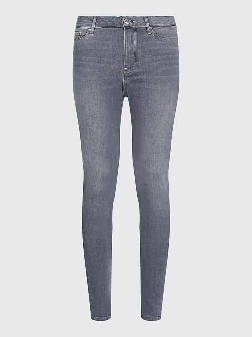 Tommy Hilfiger Harlem High Rise Super Skinny Ženske Kavbojke Denim | TH416WDR