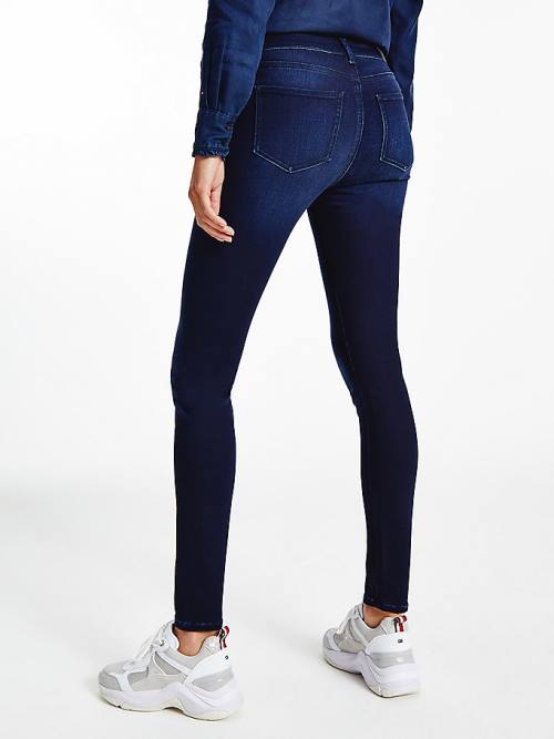 Tommy Hilfiger Harlem High Rise Super Skinny Seamless Ženske Kavbojke Denim | TH496WVR