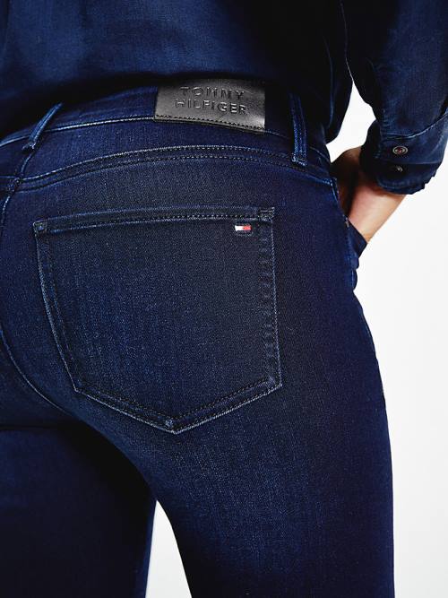 Tommy Hilfiger Harlem High Rise Super Skinny Seamless Ženske Kavbojke Denim | TH496WVR