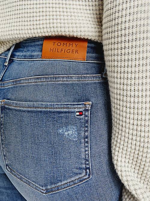 Tommy Hilfiger Harlem High Rise Super Skinny Ženske Kavbojke Denim | TH574OIY