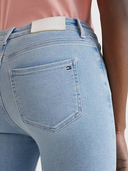 Tommy Hilfiger Harlem High Rise Super Skinny Ženske Kavbojke Denim | TH756LZR