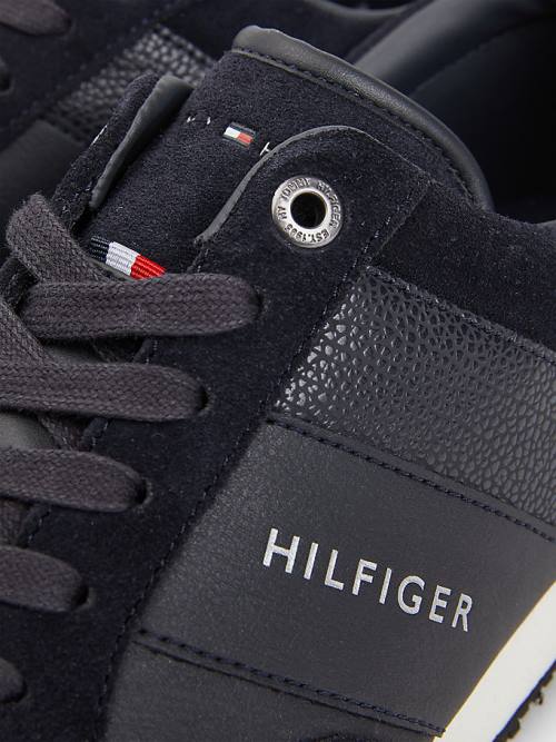 Tommy Hilfiger Iconic Lace-Up Moški Superge Modra | TH613BCU