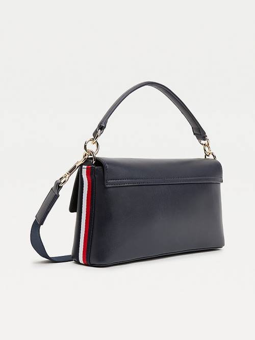 Tommy Hilfiger Iconic Shoulder Ženske Torbice Modra | TH752BGK