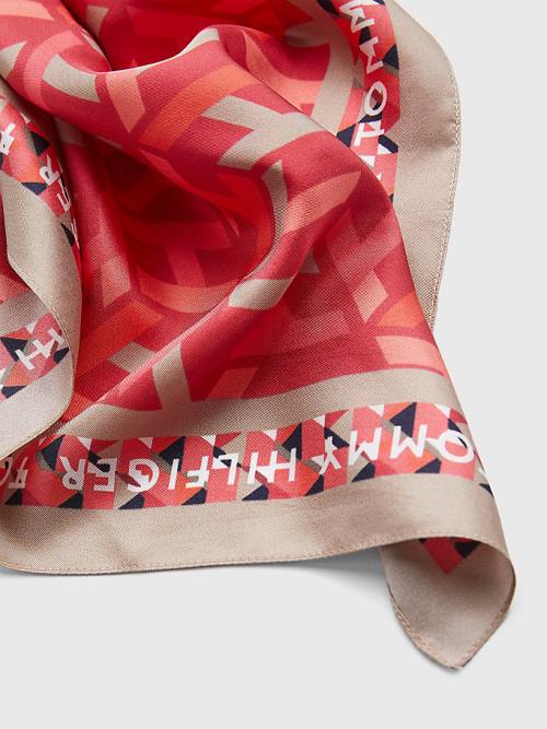 Tommy Hilfiger Iconic Silk Bandana Ženske Šal Roza | TH730IOZ