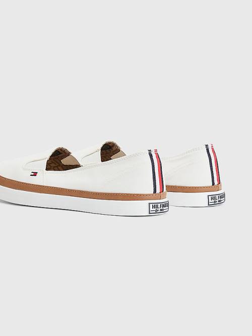 Tommy Hilfiger Iconic Slip-On Ženske Superge Bela | TH765GND