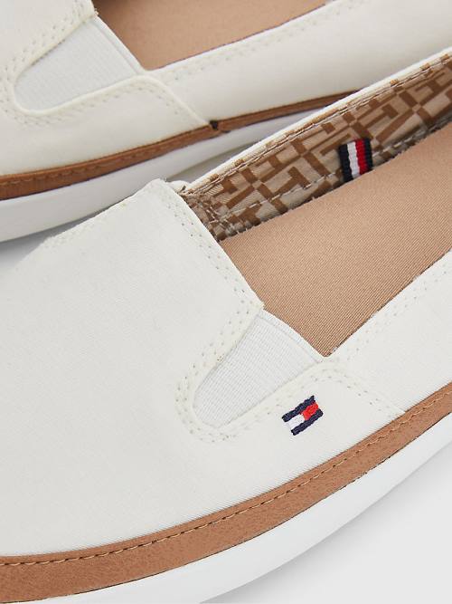 Tommy Hilfiger Iconic Slip-On Ženske Superge Bela | TH765GND