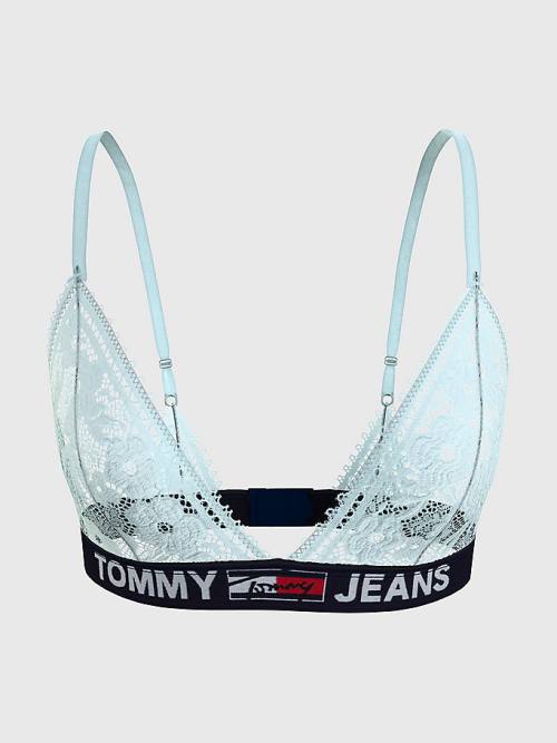 Tommy Hilfiger Lace Unlined Triangle Bra Ženske Spodnje Perilo Modra | TH156CDH