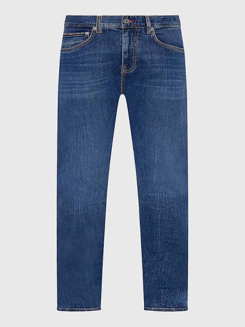 Tommy Hilfiger Layton Extra Slim Faded Moški Kavbojke Denim | TH569YWX