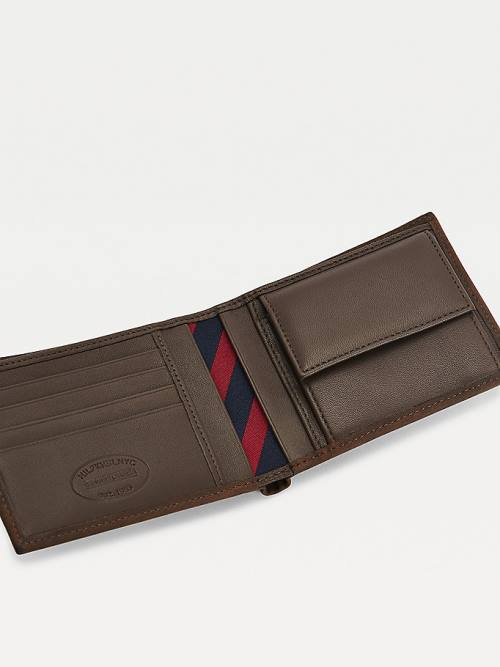 Tommy Hilfiger Leather Credit Card Moški Denarnice Rjav | TH308JUA