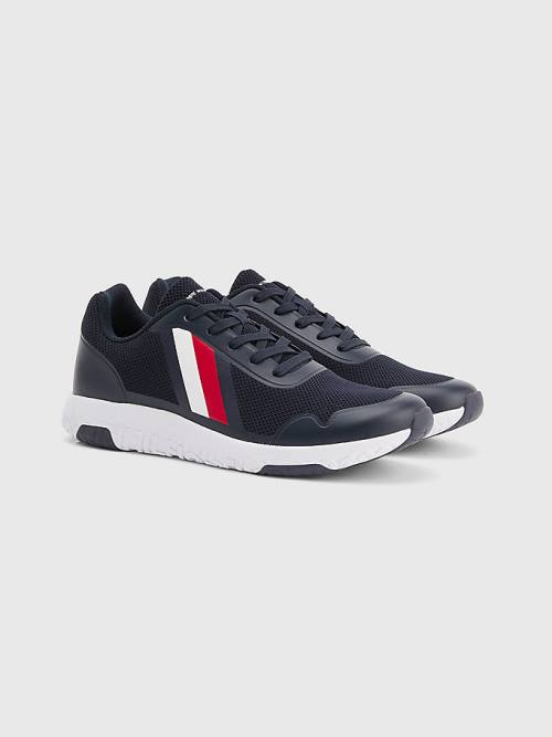 Tommy Hilfiger Lightweight Knit Moški Superge Modra | TH869VJK