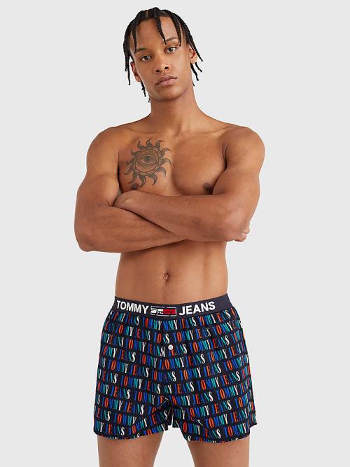 Tommy Hilfiger Logo Waistband Boxer Shorts Moški Spodnje Perilo Bež | TH721TBH