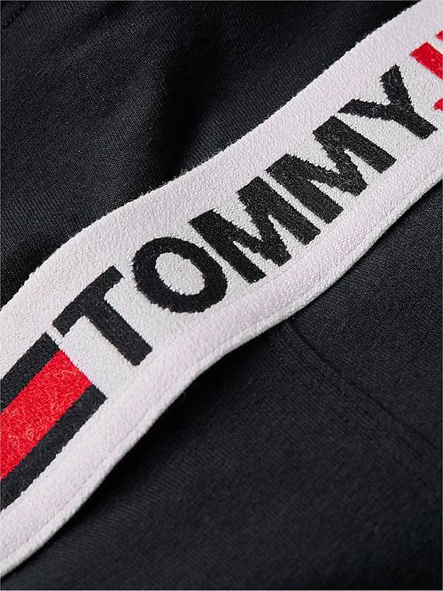 Tommy Hilfiger Logo Waistband Thong Ženske Spodnje Perilo Modra | TH312QSW