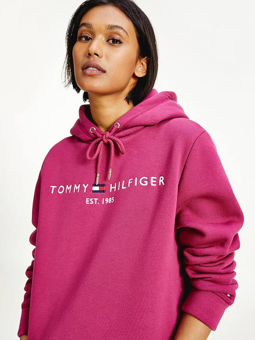 Tommy Hilfiger Logo Ženske Obleke Rdeča | TH817JYH